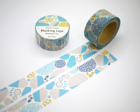 Papier Platz nocogou - Blue Stonewall Washi Tape