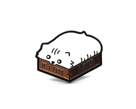 If I fits I Sits Lapel Pin