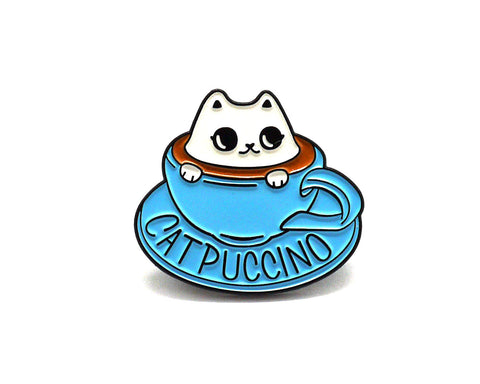 Catpuccino Lapel Pin