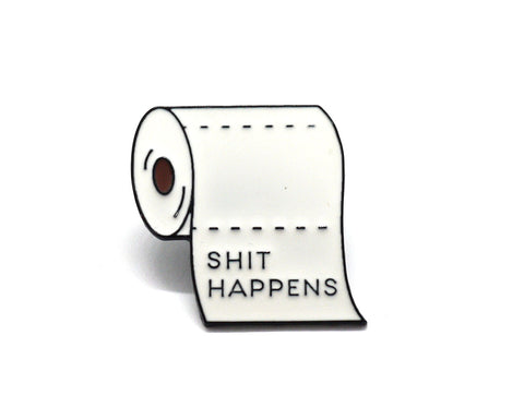 Sh*t Happens Lapel Pin