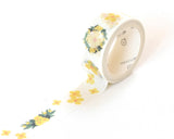 Yellow Flower Washi Tape Set